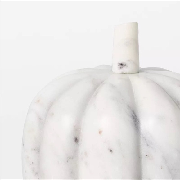 Large Marble Pumpkin White - Threshold with Studio McGee - Picture 3 of 8